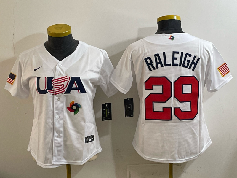 youth 2026 World cup white Nike MLB jersey 001